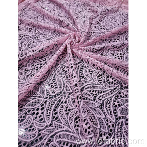 Nylon Polyester Spandex Corn Pattern Lace Fabric